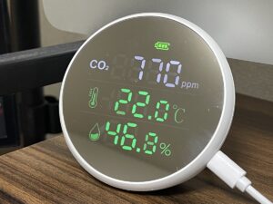 【レビュー】二酸化炭素濃度測定器〜換気をしっかりして集中力アップする〜