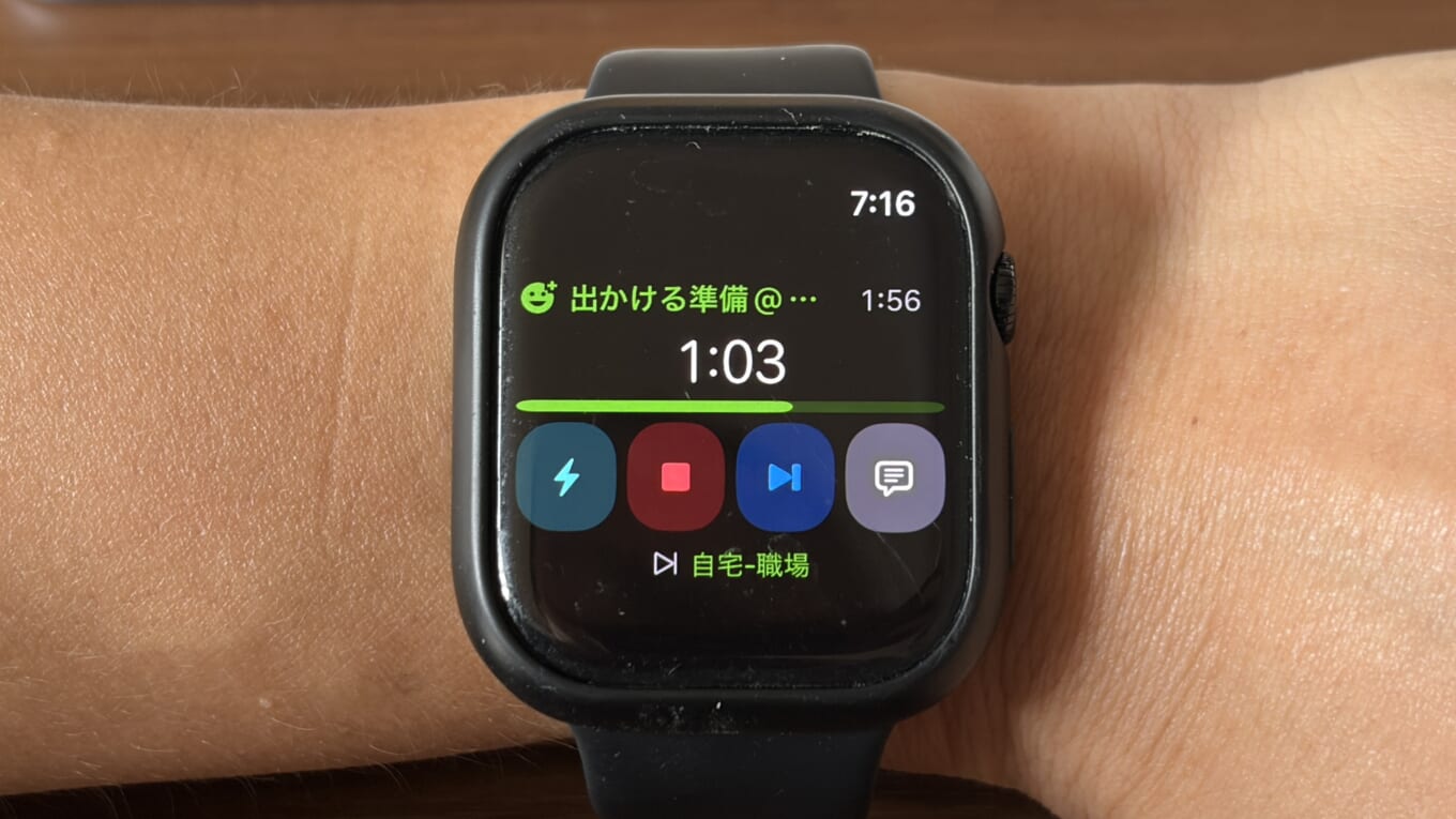 TaskChute Cloud Zen × Apple Watch2